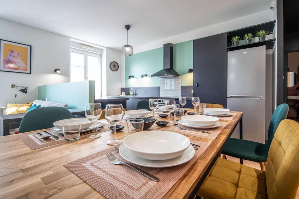 Macon Cozy / Appartement Central 100M² / 8 Pers Exteriör bild